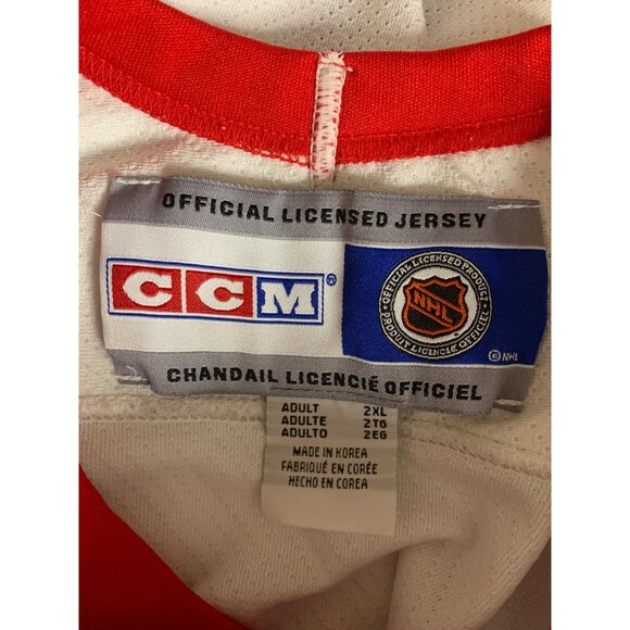 VTG CCM Detroit Red Wings Official Licensed Jersey 2XL Sewn 7637 Hockey GUC - Picture 2 of 9